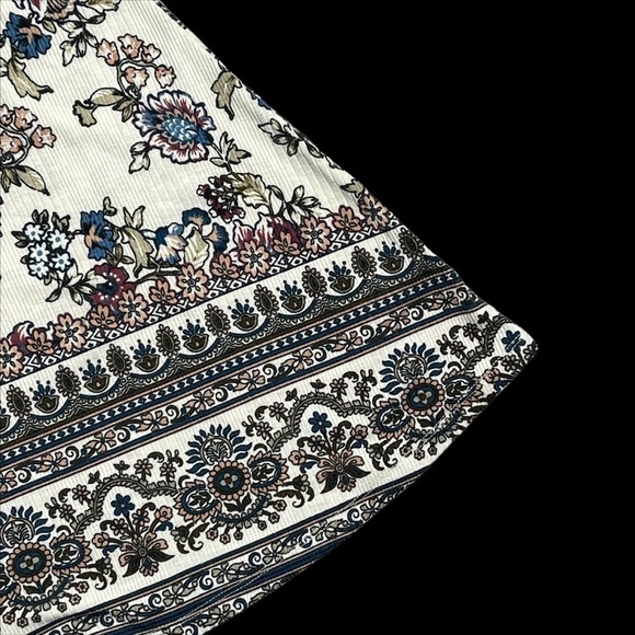 Altar’d State Cream Bohemian Long Sleeve Mini Dress S - Picture 2 of 10